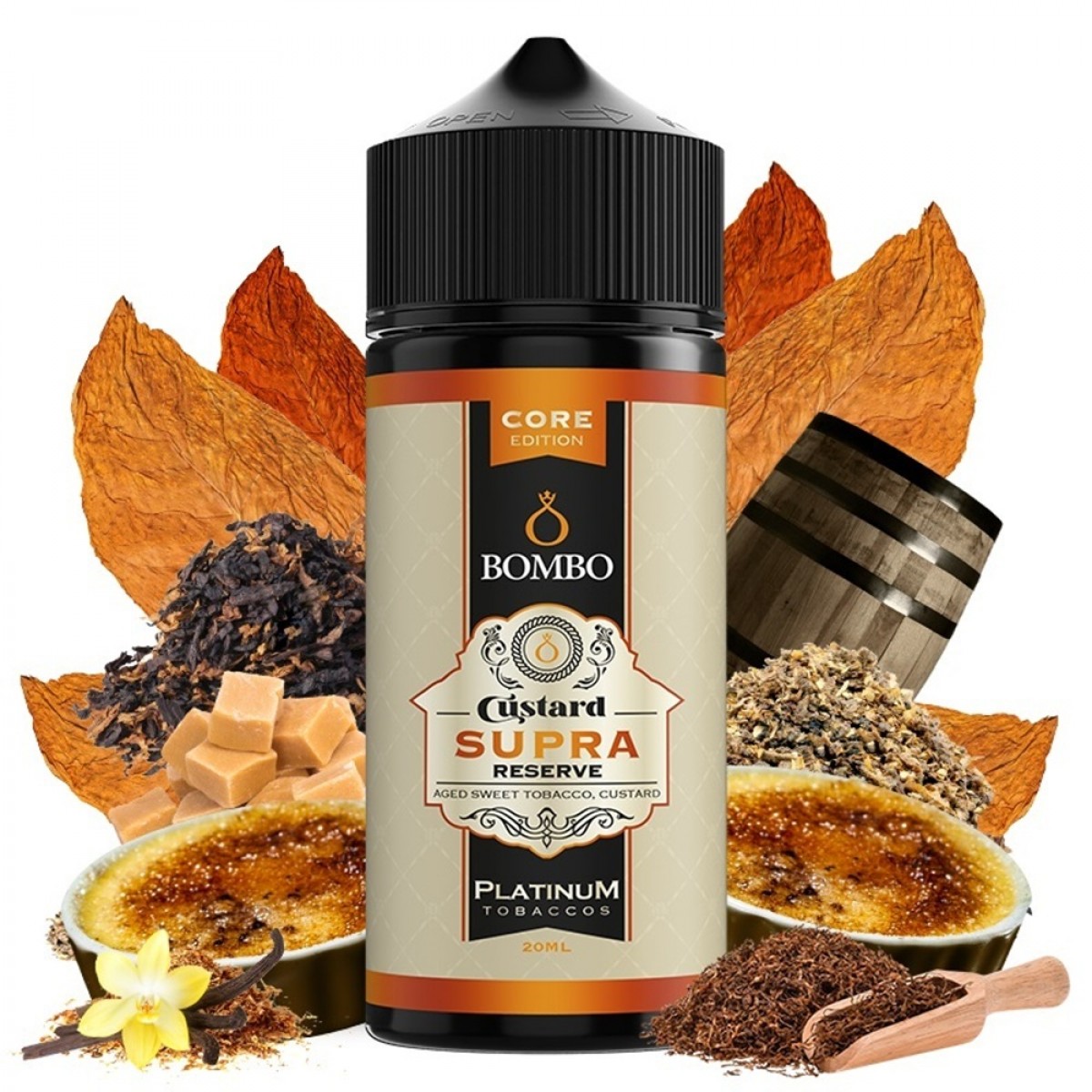 Bombo Platinum Tobaccos Custard Supra Reserve Core Edition 20ml/120ml